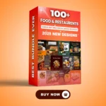100+ Ready Made Templates For Food & Restaurents - Image 5