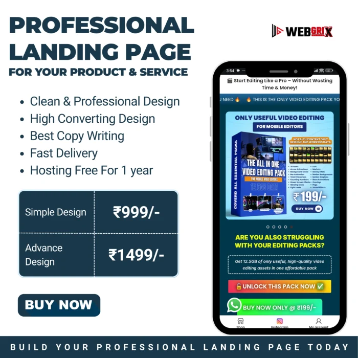 Landing Page Design For Your Brand & Service - Image 1