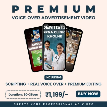 Premium Voice Over Advertisement Video
