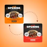 Food & Restaurent Social Media Template - Image 3