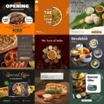 Food & Restaurent Social Media Template - Image 4