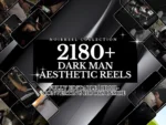 Dark Men Aesthetic Faceless Reels, dark aesthetic faceless reels for men, faceless reel, Instagram Reels, Reels Bundle, Faceless Video